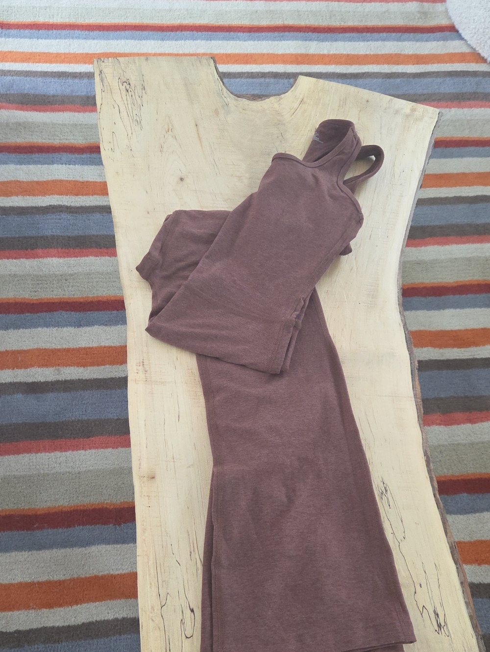 Beyond Yoga Mauve Brown Tank Jumpsuit